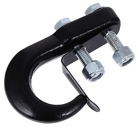 SUPVOX Gancio Di Traino Per Auto in Acciaio Al Carbonio Con Finitura Protettiva Nero Gancio Per Rimorchio Universale Adatto a Veicoli Capacità Di Traino Fino a 4500 Libbre