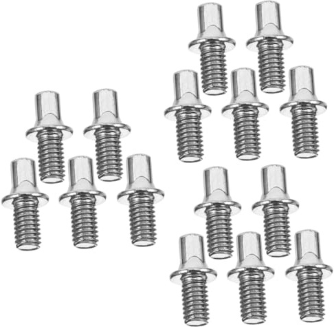 ibasenice 15pcs Drum Set Hardware Drum Tension Rods Replacement Bass Pedal Screw Instrument Parts Portable Sturdy Fixing