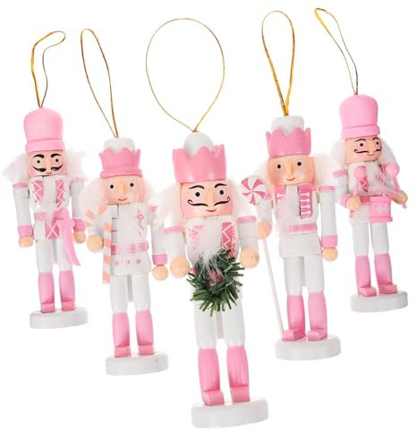 OFFSCH 5pièces Décoration De Festival De Huileux Huileux Bois Ornements De Noël Fête pour Table pour Mariages Et Célébrations