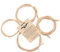 RuiJOTWAT Corde per ukulele, basso, Ubass, corde in gomma, 4 pezzi/set, parti e accessori per chitarra