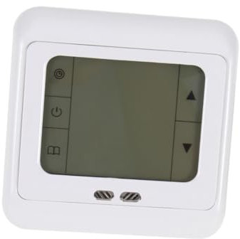 Angoily Termostato Di Riscaldamento Termostato Wi-fi Cronotermostato Termostato Digitale Termostato Del Regolatore Di Temperatura Termoregolatore Bianca