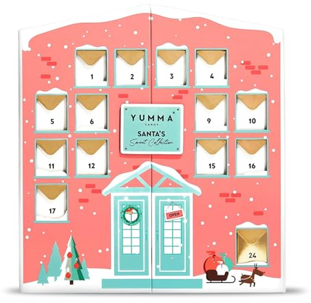 Yumma Candy Adventskalender | Luxuriöser Genusskalender mit 24 süßen Fruchtgummi-Überraschungen
