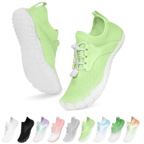 Orgonite Barfußschuhe Damen Herren Barfuss Schuhe, Atmungsaktiv Schnell Trocknend Wasserschuhe, rutschfeste Surfschuhe Badeschuhe Unisex Barfussschuhe für Beach Wandern