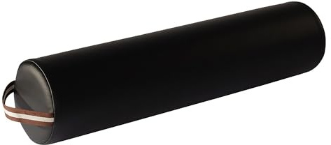 Master Massage Tables - Cuscino rotondo per lettino da massaggio, extra large, 15 x 66 cm, colore: nero, 1 pezzo