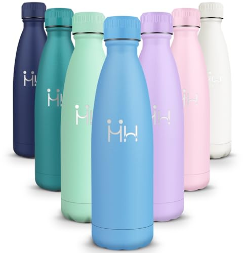HoneyHolly Botella agua Acero Inoxidable, Botella Termica - 750ml sin BPA, Botella de Agua Deportiva, Doble Pared al Vacío a Prueba de Fugas, Cantimplora Termica para Gimnasio