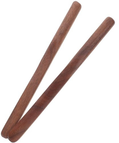 Cabilock Stuffing Spoons and Kitchen Mixing Stir Sticks 2pcs Wooden Dough Filling Spoons for Dumpling Wonton Making and Flour Stirring Tools