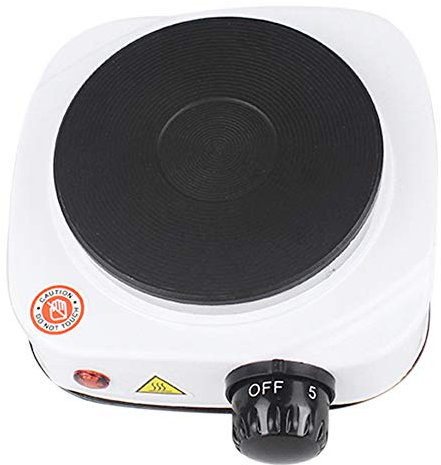Sctecoau 500W Mini Estufa Eléctrica de La Placa Caliente Encimera Sólido Caliente Hornos de Calefacción Cocina Cocina Caliente para Casa UE Enchufe