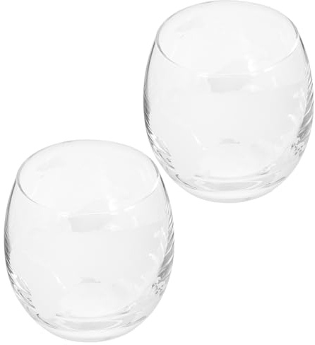 SOIMISS Juego de 2 Vasos de Vidrio Transparente Diseño Mapa Mundi, Capacidad 450ml, Fácil de Limpiar y Resistente al Desgaste, Adecuado para Bodas y Regalos Obsequios