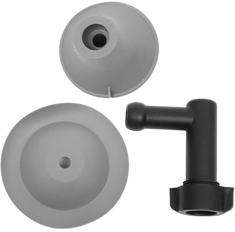 Desatascador de Inodoro de Plástico Blanco Mango Ergonómico