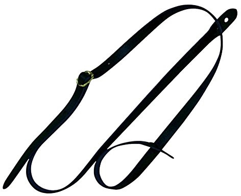 GEWA Fire & Stone 532050 mandolin strap leather black