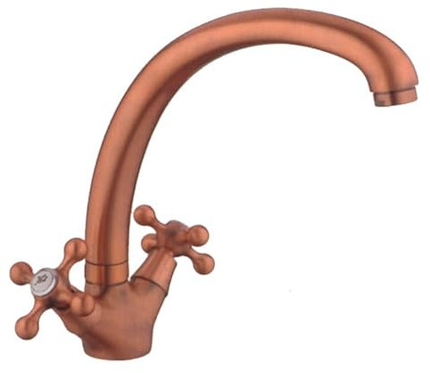 Miscelatore rubinetto lavello canna alta Ramato per cucina