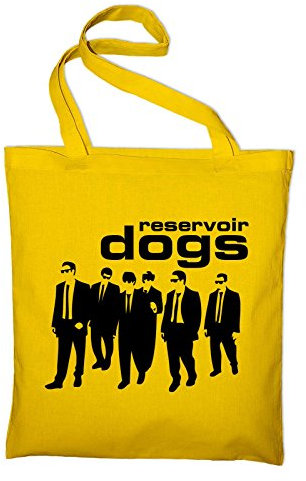 STYLETEX23 Reservoir Dogs Quentin Tarantino Jutebeutel Baumwolltasche, gelb