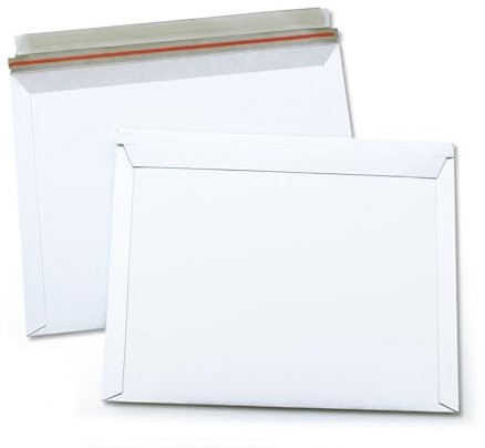 Versandtaschen weiß Vollpappe (Querbefüllung) Karton DIN A5+ - flach: 270x215mm / aufgestellt 240x165x50mm (Artikel: PS.162) (100)