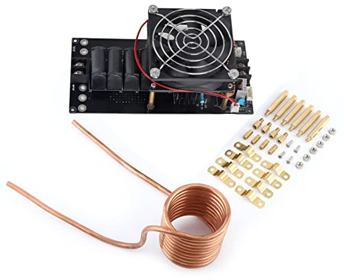 Módulo Calentamiento por Inducción 12-36V 20A 1000W Alta Potencia ZVS Calentador Industrial con Tubo Cobre