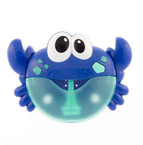 InnovaGoods- Cangrejo Musical con Pompas de Jabón para Baño Crabbly (IGS IG814694), a partir de 3 años