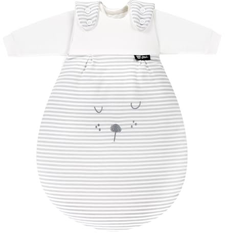 Alvi Baby Mäxchen 3-tlg. Schlafsack-Set | 1 Außensack + 2 Innensäcke | Sommerschlafsack | Viel Strampelfreiheit, atmungsaktiv & mitwachsend | Sicherer Babyschlaf | Inkl. Baumwoll-Windel