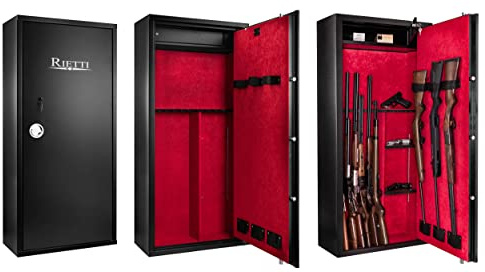 Rietti Armoire Forte Premium modulable 14 Armes / 9 Armes + étagères