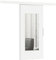 Mirjan24 Sistema di porta scorrevole Multi VII con chiusura automatica, set completo per porte scorrevoli, divisori porte interne (bianco specchio, modello 90)