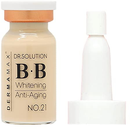 DERMAMAX BB Serum Glow | 7 olika ampuller för BB-behandling | Idealiskt för Microneedling och Dermaroller-behandling | Nr. 21 | 8 ml varje (Nr. 21)