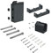 paramondo Set de pièces de Rechange pour Store latéral 2000 Accessoires pour Store de Térrasse, Support Mural Matériel de Fixation, Anthracite
