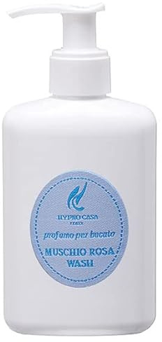 Hypno Casa - Fragranza Concentrata Profuma Bucato per Lavatrice 200ml con dosatore, Made in Italy (Muschio Rosa)