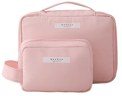 Aucuu, Beauty Case da Viaggio Donna, Borsa da Trucco, Porta Trucchi, Trousse da Toilette per Viaggio/All'aperto
