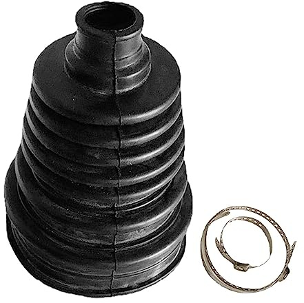Onlynery Bota CV, Kit de Fuelle CV Dividido Eje de transmisión Polainas Exteriores elásticas, Cubierta Antipolvo Rótula de Bola Abrazadera Redonda de Velocidad Constante,