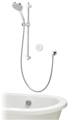Aqualisa Unity Q Smart Shower, Concealed with Adjustable Head and Bath Fill | For Combi/High Pressure Shower System, Wi-Fi App and Voice Control, SmartValve™ Technology, 5 Year Guarantee