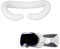 kwmobile VR Silikon Maske kompatibel mit Apple Vision Pro Cover - Silikonmaske VR-Brillen-Maske gegen Schweiß und Verschmutzung - Weiß