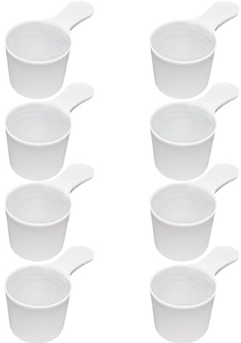 Messlöffel, 70 ml, 8 Stück, Teelöffel, Proteinpulver, Messschaufel, kurzer Griff, Esslöffel für trockene Waren, Gewürze