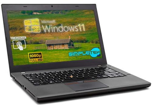 SIMPLETEK - Notebook 14 | Core i5 | Windows 11 Pro | 16GB RAM | 960GB SSD | Touchscreen | HDMI + Mini DP | Externe Tastaturlayout (Generalüberholt)