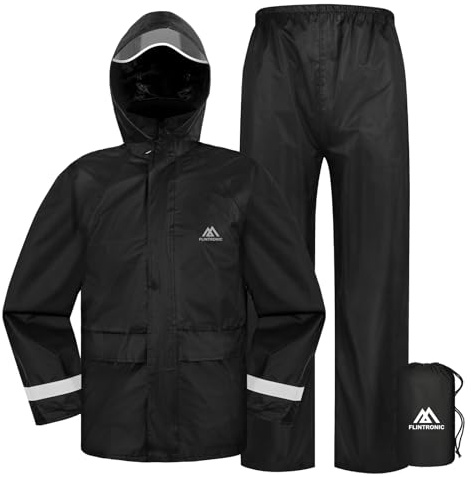 flintronic Giacca impermeabile Rain Jacket, Impermeabile Leggero Antivento con Cappuccio, per Bambini e Bambine, Impermeabile da Esterno per la Pioggia