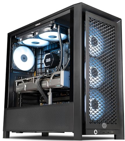 3XS Melius Liquid Cooled Gaming PC | RTX 5080 16GB | Ryzen 7 9800X3D 8-Core | 32GB RAM | 2TB M.2 SSD | Dynamic RGB Lighting | WiFi | Streaming Ready | Windows 11