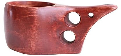 CIYODO Azucarero de Madera Marrón Mango, Tarro para Cubos