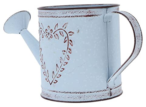 Toddmomy Vaso in Ferro Vintage Forma Di Annaffiatoio Decorativo Con Ampia Bocca Per Piante Da Interno Ed Esterno Manico Ergonomico e Design Rustico in Stile Europeo Per Giardini e Decorazio