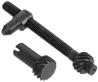 Parliky Tornillo Ajustador de Cadena para Motosierra de Metal Negro Función Antióxido y Ajuste Automático para Serie 4500 5200 5800 en Jardinería