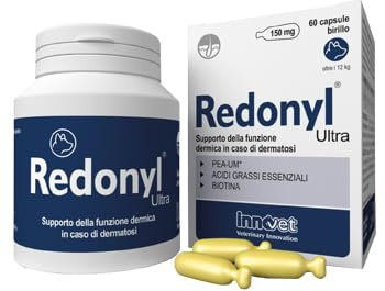 Ultra 60 capsule 150 mg per Cani e Gatti - Supporto della funzione dermica in caso di dermatosi ed eccessiva perdita di pelo nel