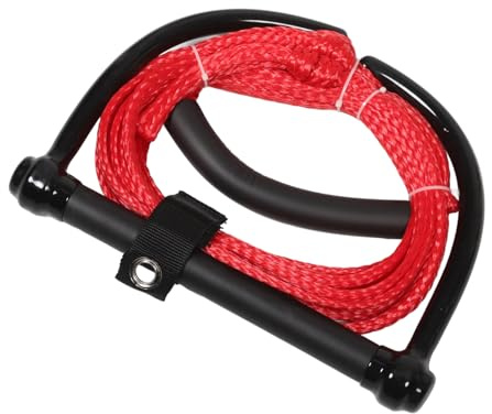 SUPVOX Wakeboard Rope with Handle Wear-resistant Water Ski Strap Portable Ski Tow Rope for Water Skiing and Kneeboard Use on Yachts and Wake Surfing