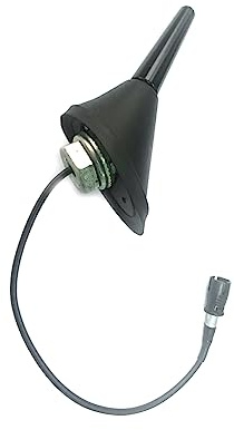 Antena de Coche de 2,2 Pulgadas con Base de Antena para, reemplaza OE 1J0035501F 1J0035501C, Amplificador de señal de Radio Am FM para recepción Mejorada, Plug and Play