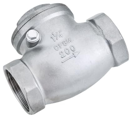 Clapet anti-retour horizontal fileté de 2,5 cm pour plomberie et utilisation industrielle
