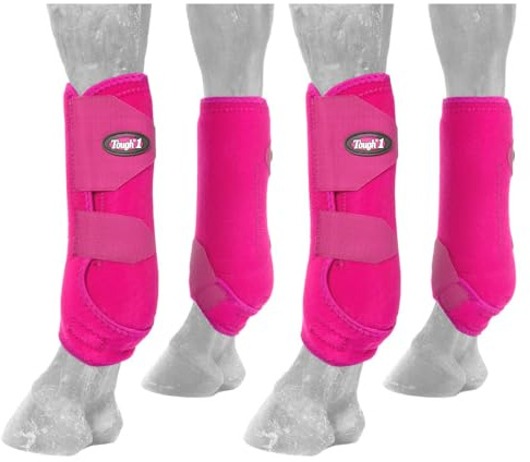 Tough 1 Extreme Vented Sport Boots Set, Pink, Medium