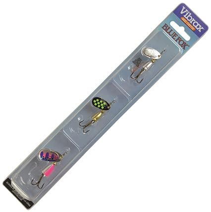 Blue Fox Kit Cuiller Tournante Vibrax Truite - No.1-No2-4-6g - VX8900024