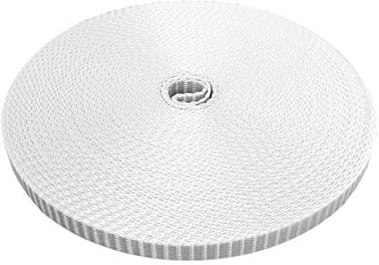 DIWARO.® - Mini cinghia per tapparelle, larghezza 14 mm, rotolo da 25 m, colore: grigio