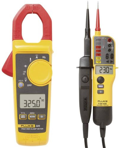 Fluke 325/T130VDE Stromzange digital CAT III 600 V, CAT IV 300V Anzeige (Counts): 4000