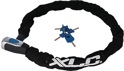 XLC Kettenschloss Cosa Nostra - Ultimativer Diebstahlschutz für dein Fahrrad - Schwarz, 10mm/1200mm