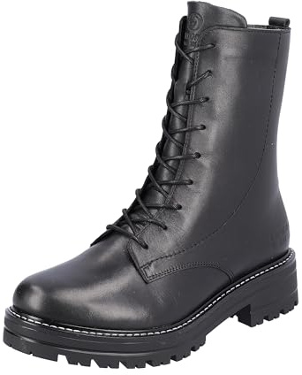 Remonte Damen D2278 Springerstiefel, schwarz/schwarz / 01, 44 EU
