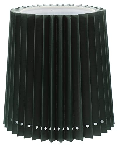 OSALADI Lampenschirme Für Tischlampe Plissee-Lampenschirm Kleiner Trommel-Lampenschirm E27-E14-Lichtschirm-Abdeckung Ersatz Für Moderne Wohnzimmer-Schlafzimmer-Dekoration Grün