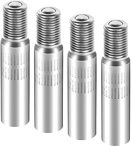 Manovella Ventilverlängerung 39 mm für Autoventil (AV/Schrader) – Ventiladapter für Auto, Fahrrad, E-Bike, LKW, E-Scooter – mit Dichtring gegen Druckverlust – langlebig & passgenau (4 Stück)