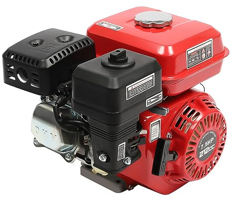 Motopompa A Scoppio 4 Tempi, Potente motore a benzina da 4000 W e 7,5 HP per motori a card, tosaerba, spazzaneve e generatori - Motopompa a scoppio inclusa