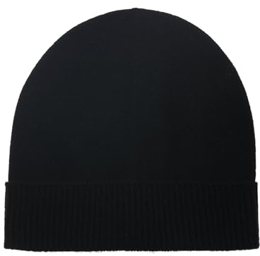 Zwillingsherz Grobstrick-Wintermütze aus 100% Kaschmir - Hochwertige Unisex Strickmütze im Uni Design für Damen Jungen Mädchen - Hat – One Size – Cashmere – warm & weich im Frühjahr Herbst & Winter
